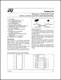 Click here to download 74VHC374M Datasheet