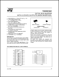 Click here to download 74VHC541M Datasheet