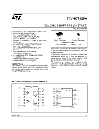 Click here to download 74VHCT125AT Datasheet