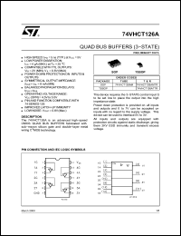 Click here to download 74VHCT126ATTR Datasheet