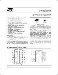 Click here to download 74VHCT238AMTR Datasheet