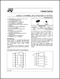 Click here to download 74VHCT257AMTR Datasheet