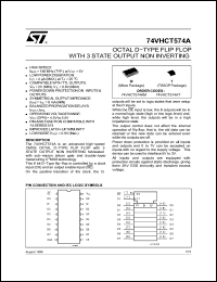 Click here to download 74VHCT574AT Datasheet