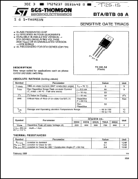 Click here to download BTB08A-700A Datasheet