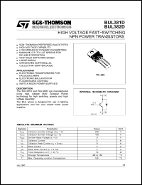 Click here to download BUL382D Datasheet