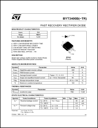 Click here to download BYT3400B Datasheet