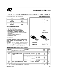 Click here to download BYW51200 Datasheet