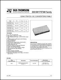 Click here to download GS175T48-15E Datasheet