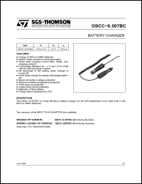 Click here to download GSCC-8507BC-E Datasheet