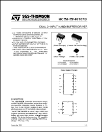Click here to download HCF40107BM1 Datasheet