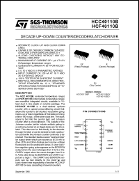 Click here to download HCF40110 Datasheet