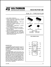 Click here to download HCC4013 Datasheet
