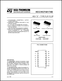 Click here to download HCF40174BC1 Datasheet