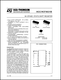 Click here to download HCF4031BEY Datasheet