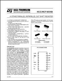 Click here to download HCF4035BEY Datasheet