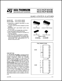 Click here to download HCF4044BF Datasheet