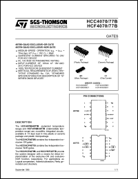 Click here to download HCF4070 Datasheet