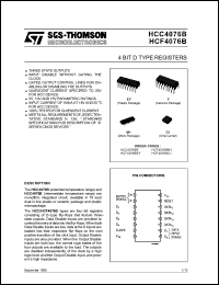 Click here to download HCF4076BEY Datasheet