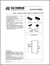 Click here to download HCF4085BM1 Datasheet