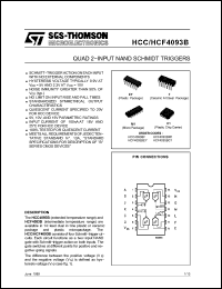 Click here to download HCF4093 Datasheet