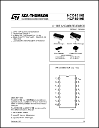 Click here to download HCF4519 Datasheet