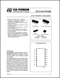 Click here to download HCF4532BC1 Datasheet