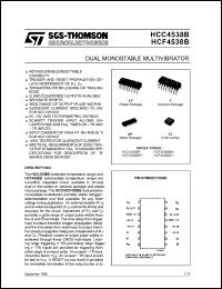 Click here to download HCC4538 Datasheet
