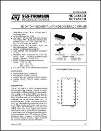 Click here to download HCF4543 Datasheet