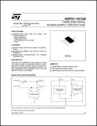 Click here to download HDP01-0512NRL Datasheet