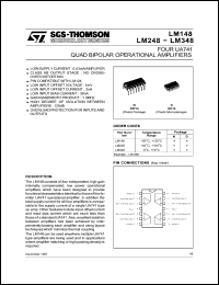 Click here to download LM148D Datasheet