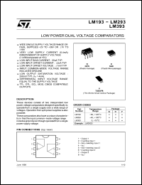 Click here to download LM193-LM293 Datasheet