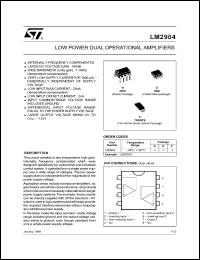 Click here to download LM2904P Datasheet