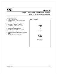 Click here to download M25P20-VMW6 Datasheet