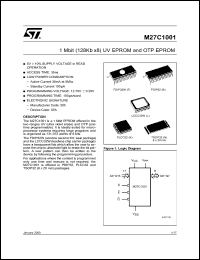 Click here to download M27C1001-35F6TR Datasheet