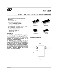 Click here to download M27C801-70B1TR Datasheet