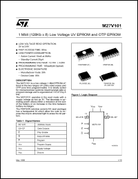 Click here to download M27V101-120K1TR Datasheet