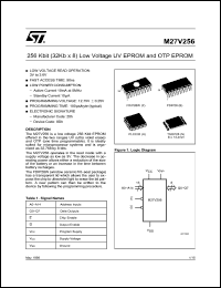 Click here to download M27V256-200F1TR Datasheet