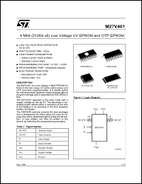 Click here to download M27V401-120K6TR Datasheet