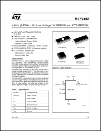 Click here to download M27V402-120B1TR Datasheet