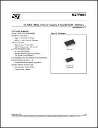 Click here to download M27W064-110M1T Datasheet