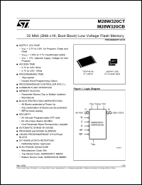Click here to download M28W320C-GBT Datasheet