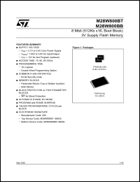 Click here to download M28W800B-GBT Datasheet