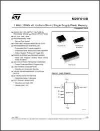 Click here to download M29F010B45N1T Datasheet