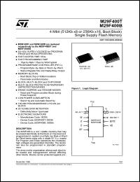 Click here to download M29F400T-120N1R Datasheet