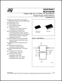 Click here to download 29F800 Datasheet