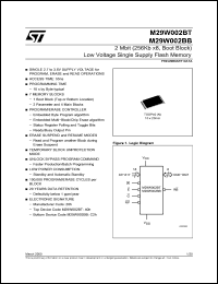 Click here to download M29W002BB70N6T Datasheet