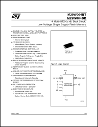 Click here to download M29W004BT120N6T Datasheet