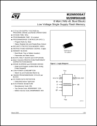 Click here to download M29W008AB100N1T Datasheet