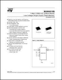 Click here to download M29W010B45N6T Datasheet