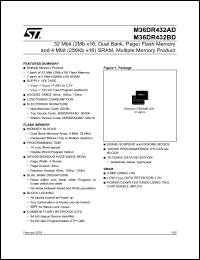 Click here to download M36DR432BDZA Datasheet